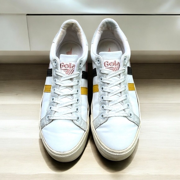 Gola Orchid Platform Trident Snake in White/Pink/Sun Women’s Size 8 - Picture 5 of 13